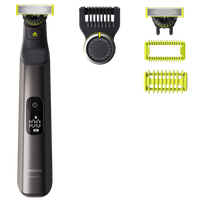 Триммер Philips OneBlade Pro QP6552/15 черный/серебристый