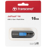 Память USB Flash 16 ГБ Transcend JetFlash 790K [TS16GJF790K]