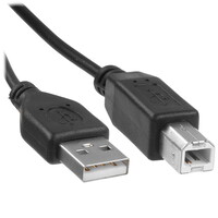 Кабель Гарнизон USB Type-A - USB Type-B черный 3 м