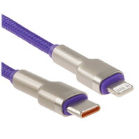 Кабель Baseus Lightning 8-pin - USB Type-C фиолетовый 1 м