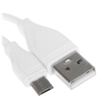 Кабель FinePower micro USB-B - USB Type-A белый 1 м