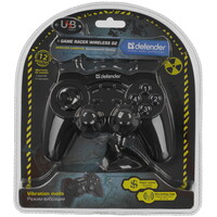 Геймпад беспроводной Defender Game Racer Wireless G2 черный