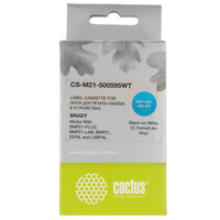Лента для печати наклеек Cactus CS-M21-500595WT