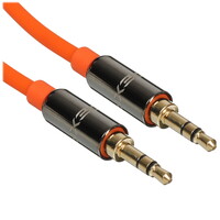 Кабель   DEXP jack 3.5 мм - jack 3.5 мм оранжевый