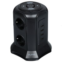 Сетевой фильтр Qumo Power Tower Pro SFU2 черный