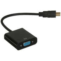 Переходник однонаправленный Cablexpert HDMI - VGA, 0.15 м