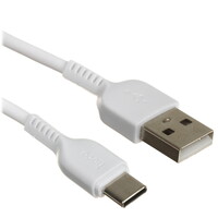 Кабель Hoco USB Type-C - USB Type-A белый 3 м