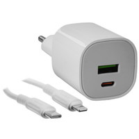 Сетевое зарядное устройство Borofone BA104A белый