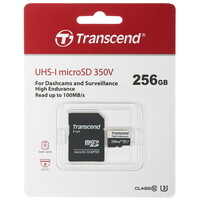 Карта памяти Transcend High Endurance 350V microSDXC 256 ГБ [TS256GUSD350V]