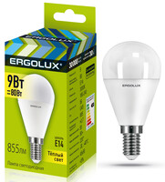Лампа светодиодная Ergolux LED-G45-9W-E14-3K