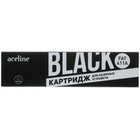 Картридж лазерный Aceline NS-KXFAT411A черный