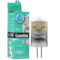 Лампа светодиодная Camelion LED G4/JD-NF/3w/845/220v