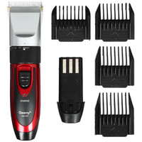 Машинка для стрижки Geemy GM-550 красный/черный