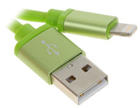 Кабель DEXP Lightning 8-pin - USB Type-A зеленый