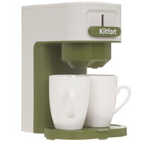 Кофеварка капельная Kitfort KT-7618 белый
