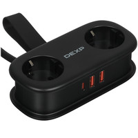 Сетевой фильтр DEXP Home&Office DSU-202 черный