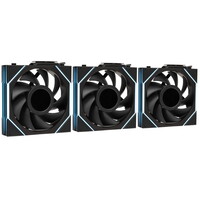 Комплект вентиляторов LIAN LI UNI FAN TL LCD WIRELESS 120-3 [G99.12TLLCD1W3B.R0] черный