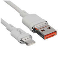 Кабель Hoco USB Type-C - USB Type-A, USB Type-C серый 1.2 м