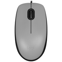 Мышь проводная Logitech Mouse M110 SILENT [910-006760] серый
