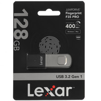Память USB Flash 128 ГБ Lexar JumpDrive Fingerprint F35 Pro [LJDF35P128G-RNBNG]