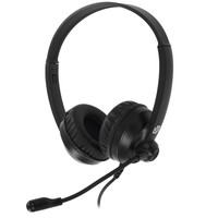 Проводные наушники Оклик HS-M500  черный 2024
