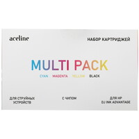 Набор картриджей Aceline 655 CMYK голубой, желтый, пурпурный, черный