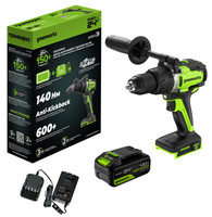 Дрель-шуруповерт Greenworks GD24DD140 24V