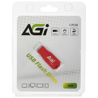 Память USB Flash 16 ГБ Agi UP138 [AGI016GBRUP138-RT]
