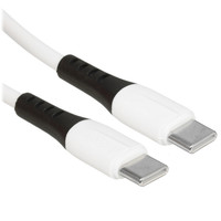 Кабель Hoco USB Type-C - USB Type-C белый