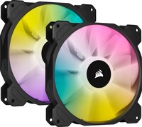 Комплект вентиляторов Corsair iCUE SP140 RGB ELITE Performance [CO-9050111-WW] черный