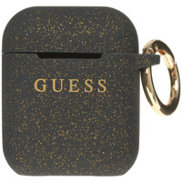 Чехол Guess  для Aceline LightPods, Apple AirPods, Apple AirPods 2, черный