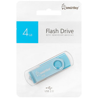 Память USB Flash 4 ГБ Smartbuy Twist [SB004GB2TWB]