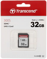 Карта памяти Transcend 300S SDHC 32 ГБ [TS32GSDC300S]