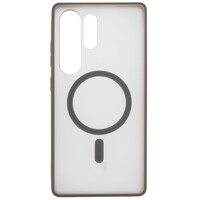 Накладка  uBear Cloud Mag Case для Samsung Galaxy S25 Ultra серый/прозрачный