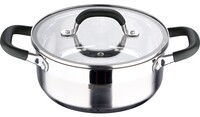 Кастрюля Bergner Midnight BG BG-32082-MM 2.3 л 20 см серый