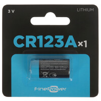 Батарейка FinePower CR123 (CR123A/DL123A/R123)
