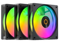 Комплект вентиляторов Ocypus Gamma F12 Elite ARGB 3 IN 1 [Gamma-F12-BK3AM00E-GL] черный