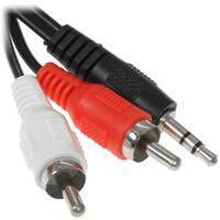 Кабель   Aceline jack 3.5 мм - 2RCA черный