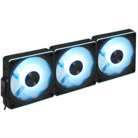 Комплект реверсных вентиляторов LIAN LI UNI FAN CL WIRELESS 120-3 BLACK REVERSE BLADE [G99.12RCL1W3B.R0] черный
