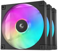 Комплект вентиляторов DEEPCOOL FD14 ARGB [R-FD14-BKAPN3-G] черный