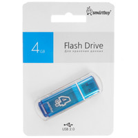 Память USB Flash 4 ГБ Smartbuy Glossy [SB4GBGS-B]