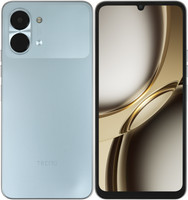 6.75" Смартфон Tecno SPARK GO 3 128 ГБ серый
