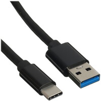 Кабель KEYRON USB Type-C - USB Type-A черный 1 м