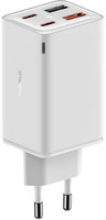 Сетевое зарядное устройство Baseus GaN6 Pro USB-2C+2A белый