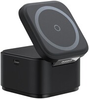 Беспроводное зарядное устройство Baseus MagPro 2-in-1 черный