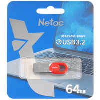 Память USB Flash 64 ГБ Netac UM2 [NT03UM2N-064G-32RE]