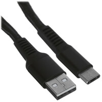 Кабель DEXP USB Type-C - USB Type-A черный 1 м