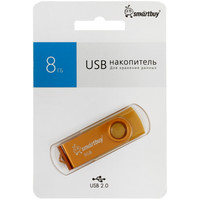 Память USB Flash 8 ГБ Smartbuy Twist [SB008GB2TWY]
