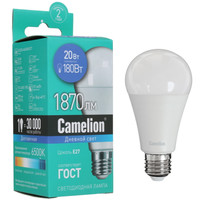 Лампа светодиодная Camelion LED E27/A65/20w/865