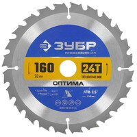 Диск пильный ЗУБР Оптима 36903-160-20-24_z01